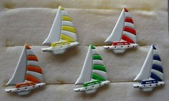 10 Brads Sail Boats Sailboat Ships Sea Ocean Beach Nautical sailing boat water