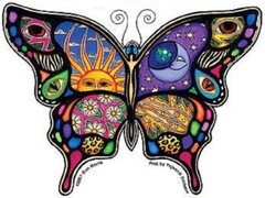 Butterfly Bumper sticker & MORE high quality long last Weather Resistant sticker