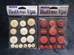 (6 Sheets) Scrapbooking Button Stickers Button Ups Photo Safe Adhesive Buttons