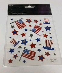 New Stickabilities Patriotic Sticker sheet 76 Pc 2009