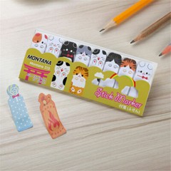 120 Pages Cute Animal Sticker Bookmark Marker Memo Index Tab Sticky Post Notes