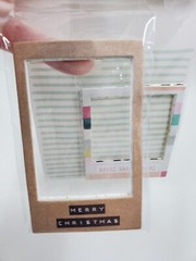 CR5 Crate Paper Snow And Cocoa 12 Christmas Frames Scrapbooking Embellishments