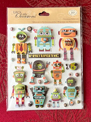 AWESOME ROBOTS LAST 1 3D STICKERS K & COMPANY – FREE SHIPPING