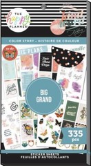 Happy Planner Value Pack Stickers – Bright Places Color Story- Big