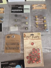 Lot 21 Packs Metal Stickers Embellishments Scrapbooking Craft Accents b101