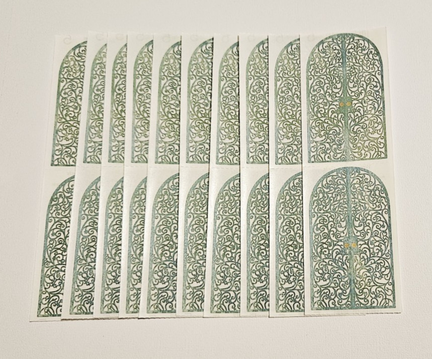 Mrs. Grossman’s Stickers Lot of 10 Strips ~Wrought Iron Gate Paper Whispers~2000