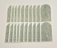 Mrs. Grossman’s Stickers Lot of 10 Strips ~Wrought Iron Gate Paper Whispers~2000