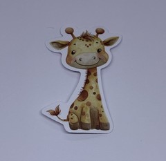 Cute Baby Giraffe Animal Sticker Vinyl Decal Journal Wall Fun Art Decor Tc9