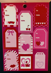 RECOLLECTIONS VALENTINE’S DAY STICKER BOOK 261 PC STICKERS 12 SHEETS ROMANCE