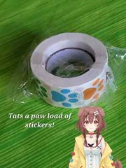 500 Multicolor Dog Paw Stickers Made In China Unbranded Scrapbook