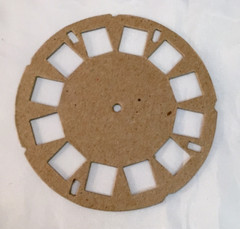 Tim Holtz Die Cuts * Picture Wheels * Set of 12 * White, Kraft or Chipboard