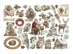 Stamperia THE OWLS HOUSE – EPHEMERA – 300GR – ADHESIVE CARDSTOCK