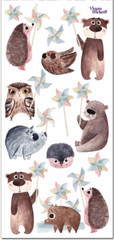 Violette Stickers Woodland Animals Crafts Planner Supply Scrapbook Baby Shower