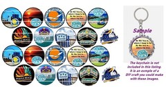 Bottle Cap Images (25mm) 1″ ~ Precut ~ Myrtle Beach inspired