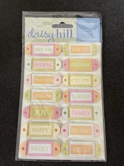 Daisy Hill DImensional Stickers Lot Of 7 Girl Themed Frienships and Fun Themed