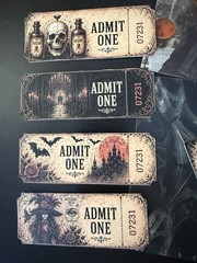 93 Pc Witch Junk Journal Kit Halloween Ephemera Bundle Tags Papers Gothic Art