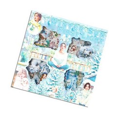 Seasonal Flower Sticker Set For Childrens Handmade Album Diaries Crafting