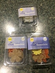 NEW! 3 Packs Of JoAnn Craft Essentials Fabric Flowers