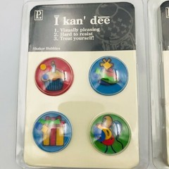 Lot of 6 I KAN DEE Shaker Bubbles 3-D Stickers New NIP Crafting -12 Styles Avail