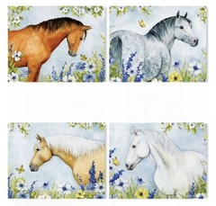 12 BEAUTIFUL ©Susan Winget HORSE HORSES EQUESTRIAN STICKERS USA MADE #28