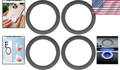 Upgrade Your Phone with 57mm Magsafe Metal Rings – 4 Pcs for Secure Mounting