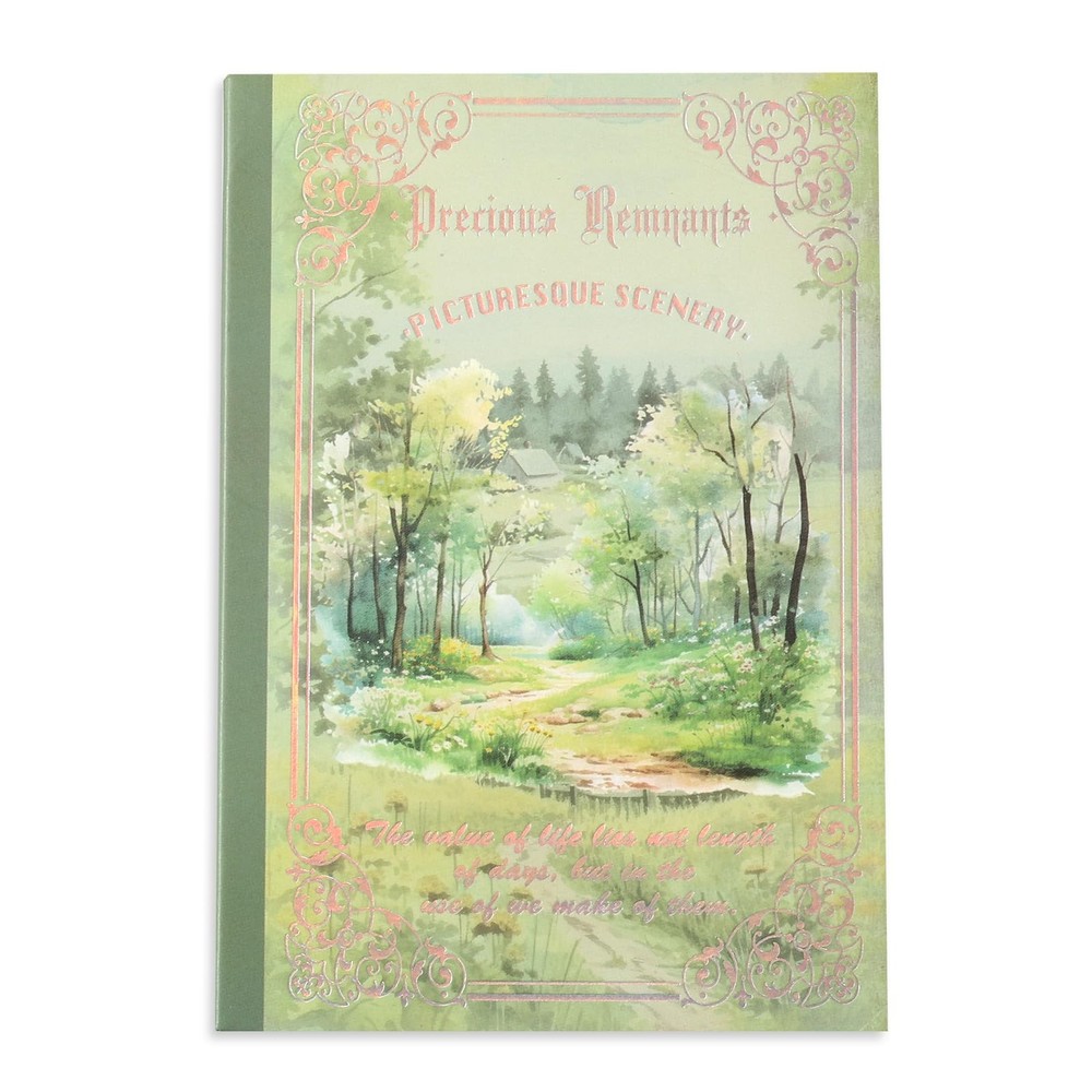 Plant Landscape Scrapbook Stickers 36 Sheets 200 Pre-Cut Washi Stickers for Jour