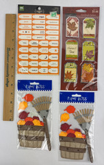 Scrapbook Lot Halloween Fall Scrapbooking Crafts Felt Stickers 3D Embellishments