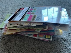 Sticker Lot Some Vintage Mixed Patterns Brands Hallmark Stickopotamus Jot K&Co