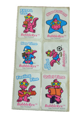 Vintage BubbleRex Dinosaur Sticker Mascot Tylenol Advertising RARE HTF
