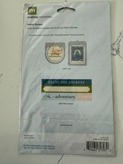 Making Memories Pebble Stickers Passport 30PC Misc Phrases Misc Sizes Scrapbook