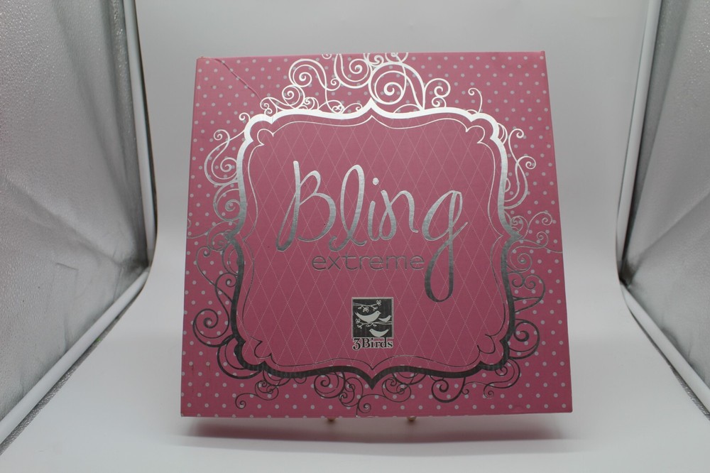 3 Birds Bling Extreme Stickers Crafting Kit w Glitter & Stickers NEW Unsealed