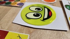 Vintage Assorted Smiley Face Stickers Nostalgic Highlights Wal-Mart Hallmark AGC