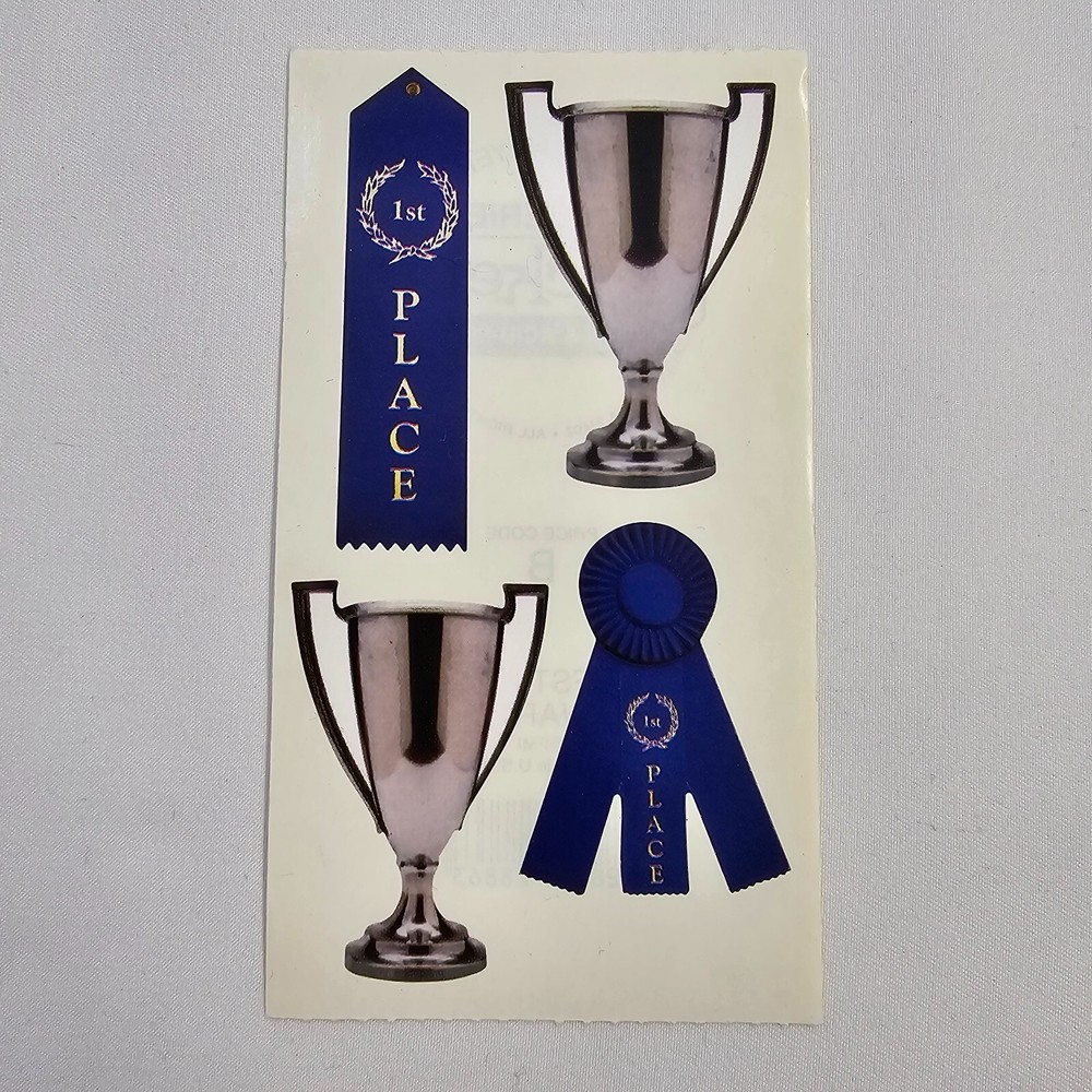 Frances Meyer Stickers Trophy Award First Place FST Series Mods Retro Vtg