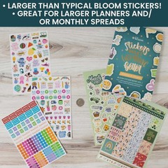 Ultimate 1500+ Sticker Pack for Planners – 40 Pages, 6” x 9”, Seasonal & Holiday