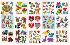 Vintage Sandylion Animals Stickers Glitter Prism Kromekote – You Choose