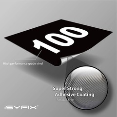 iSYFIX Black Consecutive Number Stickers – 1 to 100, 1-inch, 1 Set –