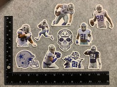 Lot of 10 Assorted Dallas Cowboys Stickers