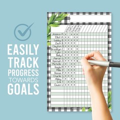 8 Charts Classroom Attendance, 11×17, Student Behavior, Homework Tracker Log