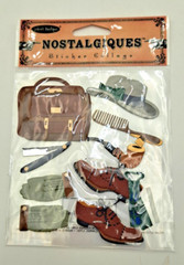 Victorian Designed Raised Stickers Bundle of 7 different Clothing Accessories