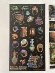 3 Sticker Sheets From Stickii Club’s 2025 Advent Calendar Dark Fantasy Magic