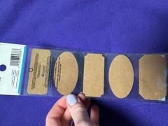 Martha Stewart 10 Piece Cardboard Labels New Classic Kraft Labels White Borders