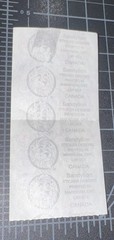 Vintage Sandylion 2 Modules Sticker Sheet Colorful Handprints Missing 1