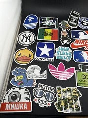 Set Of 32 Back To School Stickers, Sports, Advertising 💥Lot 1