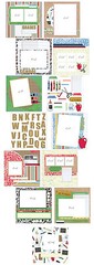 NEW Your Story 8×8 scrapbook kits album cover double sided pages stickers