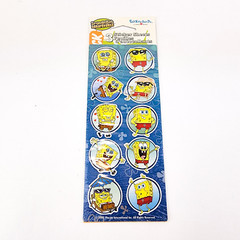 Vintage 2004 Spongebob Stickers 3 Sheets Sealed Stickety Doo Da