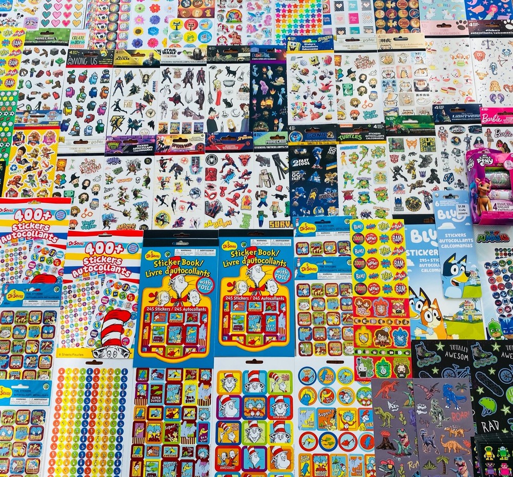 1299 Stickers | Cartoon Disney Pixar Marvel Characters TV movies Gaming sticker