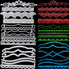 19 Pcs Die Cuts for Card Making Metal Lace Scrapbooking Border Cutting Emboss…