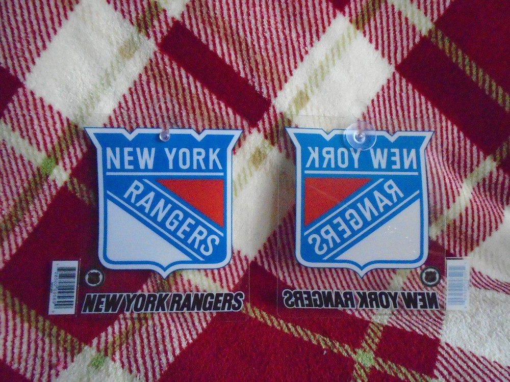 NEW YORK RANGERS VINTAGE WINDOW CLING DECAL BRAND NEW
