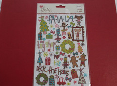 VERY RARE Christmas Love Elsie «Noel Christmas Rub-Ons» 56 Pieces
