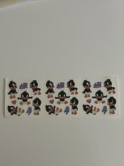 SANDYLION STICKER SHEET LOONEY TUNES BABY DAFFY DUCK PRISMATIC COLLECTIBLE RARE.